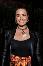 DEMI LOVATO at Klutch Sports Group x UTA Dinner in Los Angeles 02/11/2022