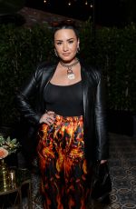 DEMI LOVATO at Klutch Sports Group x UTA Dinner in Los Angeles 02/11/2022