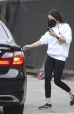 DEMI MOORE Leaves Heart & Hustle Gym in Los Angeles 01/31/2022