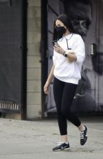 DEMI MOORE Leaves Heart & Hustle Gym in Los Angeles 01/31/2022