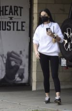 DEMI MOORE Leaves Heart & Hustle Gym in Los Angeles 01/31/2022