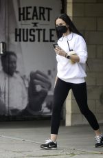 DEMI MOORE Leaves Heart & Hustle Gym in Los Angeles 01/31/2022
