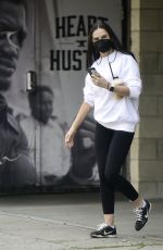 DEMI MOORE Leaves Heart & Hustle Gym in Los Angeles 01/31/2022