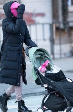 DIANE KRUGER Buys Bouquet of Flowers on Valentine