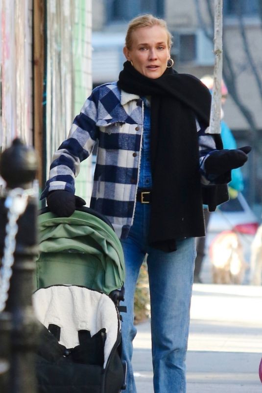 DIANE KRUGER Out and About in New York 02/15/2022
