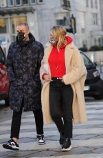DILETTA LEOTTA Leaves Radio 105 in Milan 02/17/2022