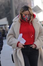 DILETTA LEOTTA Leaves Radio 105 in Milan 02/17/2022