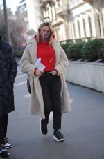 DILETTA LEOTTA Leaves Radio 105 in Milan 02/17/2022