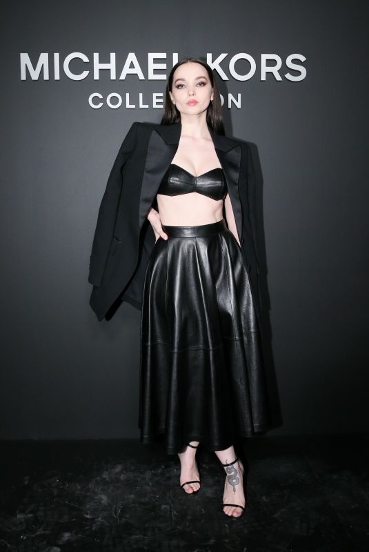 DOVE CAMERON at Michael Kors Fashion Show in New York 02/15/2022