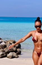 DRAYA MICHELLE in Bikini at a Beach in Maldives 02/19/2022