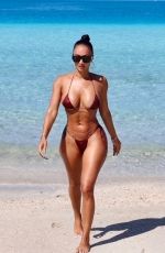 DRAYA MICHELLE in Bikini at a Beach in Maldives 02/19/2022