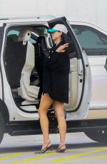 DUA LIPA Arrives at Her Future Nostalgia Tour 2022 at FTX Arena in Miami 02/09/2022