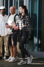 DUA LIPA Leaves Setai Hotel in Miami Beach 02/08/2022