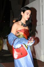 DUA LIPA Out for Dinner in Miami 02/05/2022