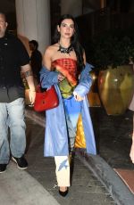 DUA LIPA Out for Dinner in Miami 02/05/2022