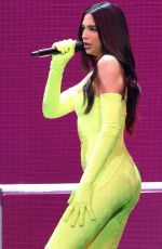 DUA LIPA Performs at Future Nostalgia Tour in Atlanta 02/12/2022