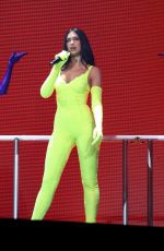 DUA LIPA Performs at Future Nostalgia Tour in Atlanta 02/12/2022