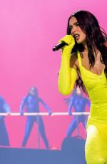 DUA LIPA Performs at Future Nostalgia Tour in Miami 02/09/2022