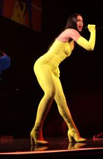 DUA LIPA Performs at Her Future Nostalgia Tour in Nashville 02/14/2022