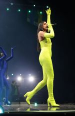 DUA LIPA Performs at Her Future Nostalgia Tour in Nashville 02/14/2022