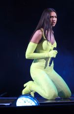 DUA LIPA Performs at Her Future Nostalgia Tour in Nashville 02/14/2022