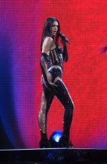 DUA LIPA Performs at Her Future Nostalgia Tour in Philadelphia 02/19/2022