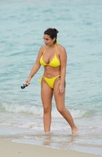 ELETTRA LAMBORGHINI in Bikini at a Beach in Miami 02/17/2022
