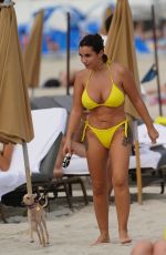 ELETTRA LAMBORGHINI in Bikini at a Beach in Miami 02/17/2022