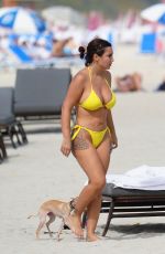 ELETTRA LAMBORGHINI in Bikini at a Beach in Miami 02/17/2022