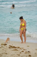 ELETTRA LAMBORGHINI in Bikini at a Beach in Miami 02/17/2022