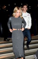 ELIZA SPENCER Leaves Perfect Magazine Party at London Fashion Week 02/21/2022