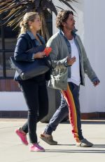 ELIZABETH BERKLEY and Greg Lauren Out in Los Angeles 02/11/2022