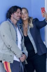 ELIZABETH BERKLEY and Greg Lauren Out in Los Angeles 02/11/2022