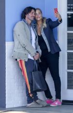 ELIZABETH BERKLEY and Greg Lauren Out in Los Angeles 02/11/2022