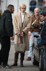 ELIZABETH DEBICKI as Princess Diana on the Set of The Crown in London 01/20/2022