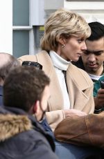 ELIZABETH DEBICKI as Princess Diana on the Set of The Crown in London 01/20/2022