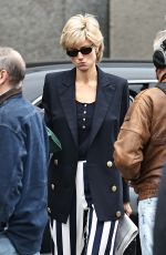 ELIZABETH DEBICKI on the Set of The Crown in London 01/10/2022