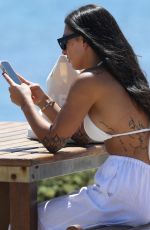 ELLA MAY DING in Bikini Top in Melbourne 02/01/2022