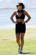 ELLA MAY DING Workout at a Park in Melbourne 01/28/2022