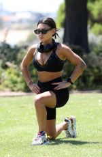 ELLA MAY DING Workout at a Park in Melbourne 01/28/2022