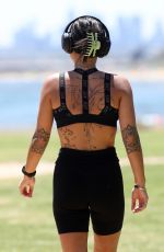 ELLA MAY DING Workout at a Park in Melbourne 01/28/2022
