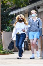 ELLE FANNING Shopping at Erewhon Supermarket in Sherman Oaks 02/24/2022