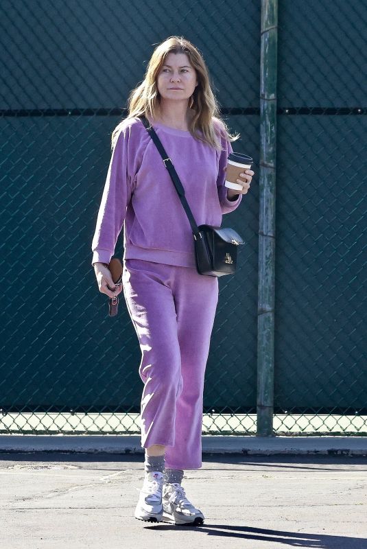 ELLEN POMPEO Out in Los Angeles 02/27/2022
