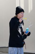 ELLEN POMPEO Out Shopping for Toys in Los Feliz 02/19/2022