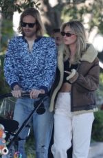 ELSA HOSK and Tom Daly Out with Her Daughter in West Hollywood 02/26/2022