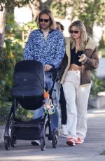 ELSA HOSK and Tom Daly Out with Her Daughter in West Hollywood 02/26/2022