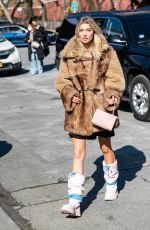 ELSA HOSK at Coach Fashion Show at NYFW in New York 02/14/2022