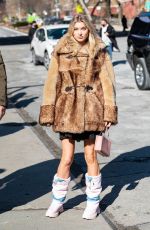 ELSA HOSK at Coach Fashion Show at NYFW in New York 02/14/2022