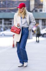 ELSA HOSK in Denim Out in New York 02/18/2022