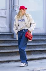 ELSA HOSK in Denim Out in New York 02/18/2022